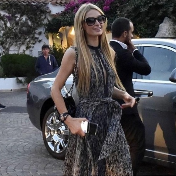 Alice + Olivia Melange Ramon Key Hole Maxi Dress size 2 - Picture 3 of 15